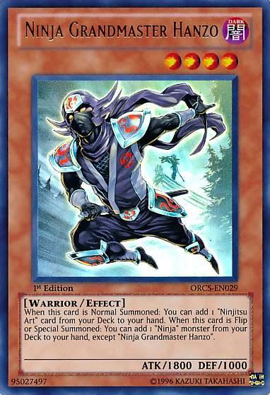 Ninja Grandmaster Hanzo [ORCS-EN029] Ultra Rare | Jomio and Rueliete's Cards and Comics