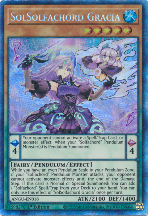 SolSolfachord Gracia (Collector's Rare) [ANGU-EN018] Collector's Rare | Jomio and Rueliete's Cards and Comics