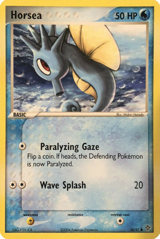 Horsea (58/97) [EX: Battle Stadium] | Jomio and Rueliete's Cards and Comics