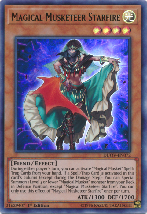 Magical Musketeer Starfire [DUOV-EN072] Ultra Rare | Jomio and Rueliete's Cards and Comics