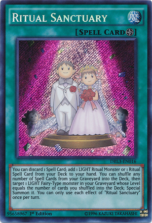 Ritual Sanctuary [DRL3-EN016] Secret Rare | Jomio and Rueliete's Cards and Comics