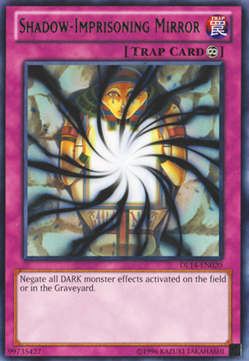 Shadow-Imprisoning Mirror (Green) [DL14-EN020] Rare | Jomio and Rueliete's Cards and Comics