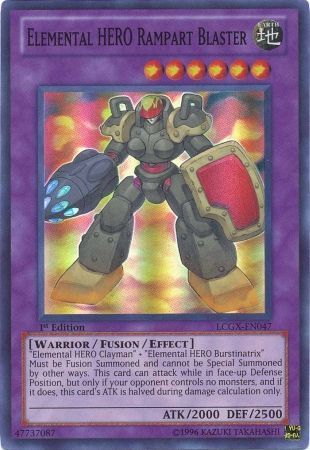 Elemental HERO Rampart Blaster [LCGX-EN047] Super Rare | Jomio and Rueliete's Cards and Comics
