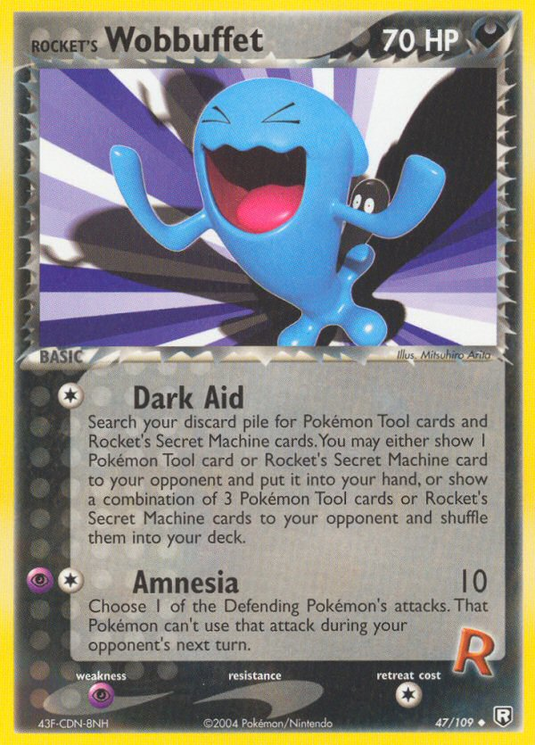 Rocket's Wobbuffet (47/109) [EX: Team Rocket Returns] | Jomio and Rueliete's Cards and Comics