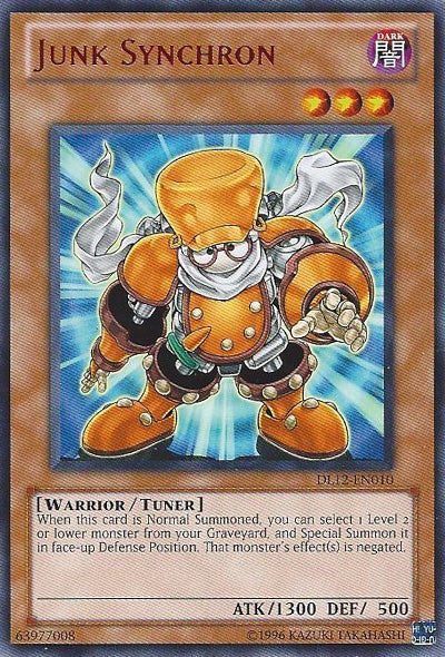 Junk Synchron (Red) [DL12-EN010] Rare | Jomio and Rueliete's Cards and Comics