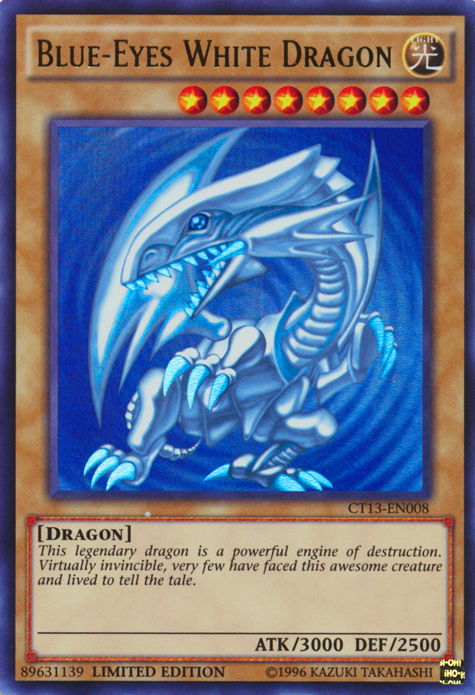 Blue-Eyes White Dragon [CT13-EN008] Ultra Rare | Jomio and Rueliete's Cards and Comics