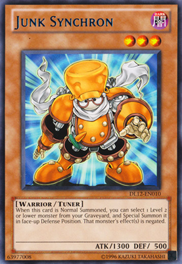 Junk Synchron (Blue) [DL12-EN010] Rare | Jomio and Rueliete's Cards and Comics