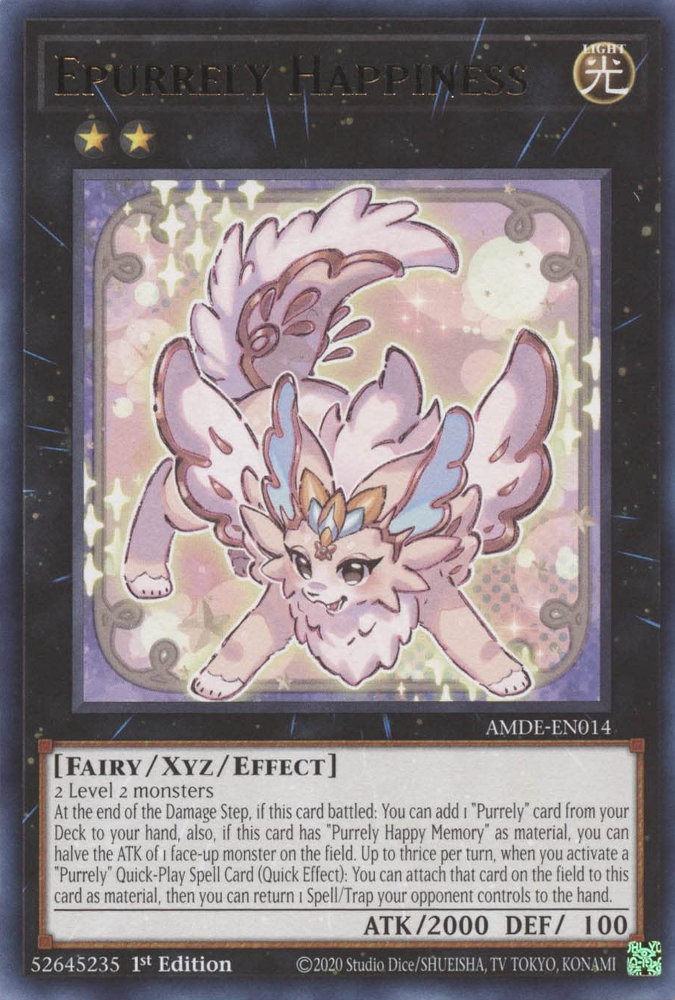 Epurrely Happiness [AMDE-EN014] Rare | Jomio and Rueliete's Cards and Comics