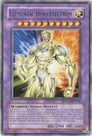 Elemental Hero Electrum (Redemption Replacement) [MDP2-EN001K] Rare | Jomio and Rueliete's Cards and Comics