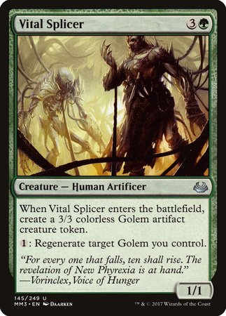 Vital Splicer [Modern Masters 2017] | Jomio and Rueliete's Cards and Comics