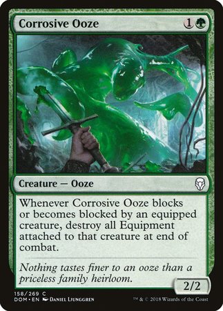 Corrosive Ooze [Dominaria] | Jomio and Rueliete's Cards and Comics