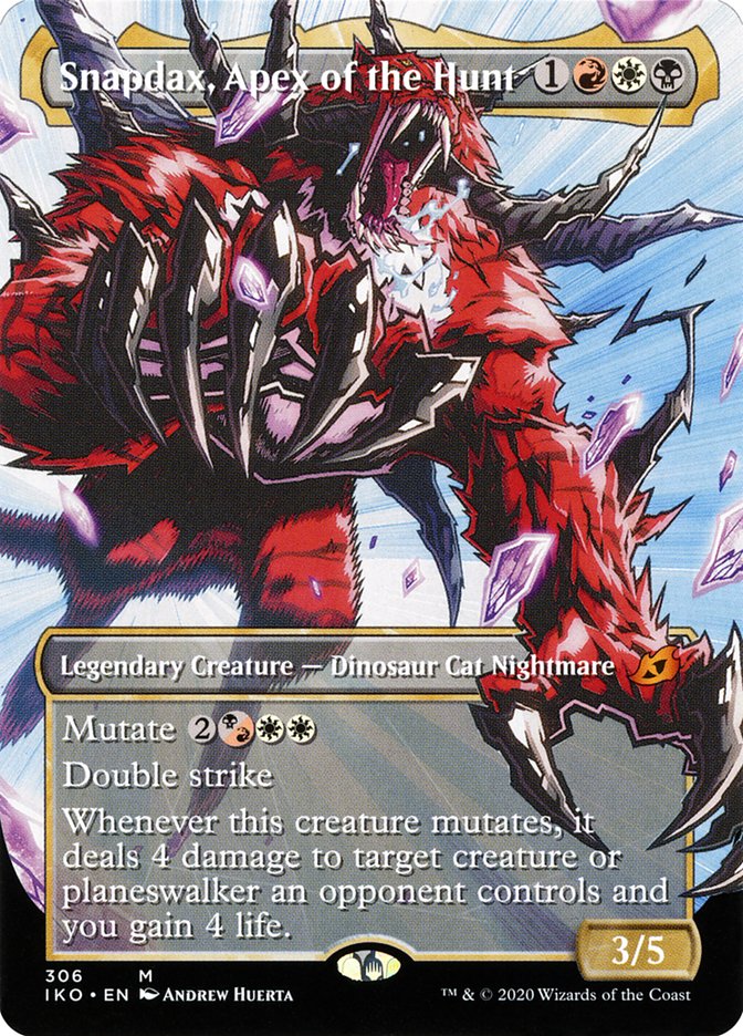 Snapdax, Apex of the Hunt (Showcase) [Ikoria: Lair of Behemoths] | Jomio and Rueliete's Cards and Comics
