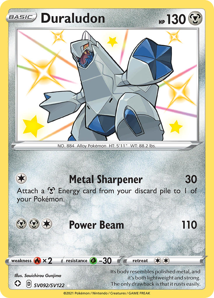 Duraludon (SV092/SV122) [Sword & Shield: Shining Fates] | Jomio and Rueliete's Cards and Comics