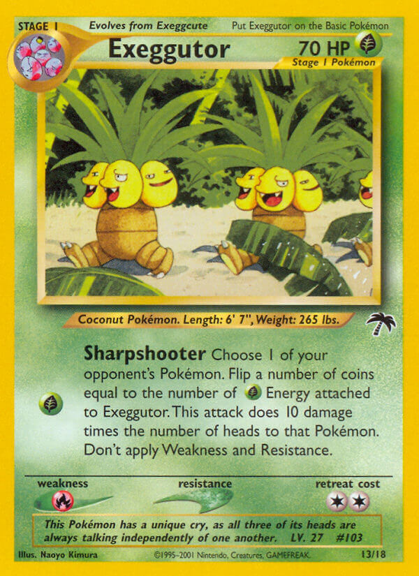 Exeggutor (13/18) [Southern Islands] | Jomio and Rueliete's Cards and Comics