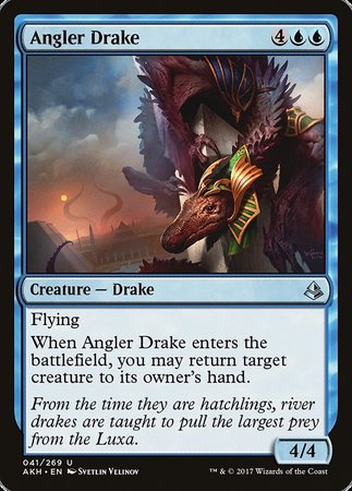 Angler Drake [Amonkhet] | Jomio and Rueliete's Cards and Comics