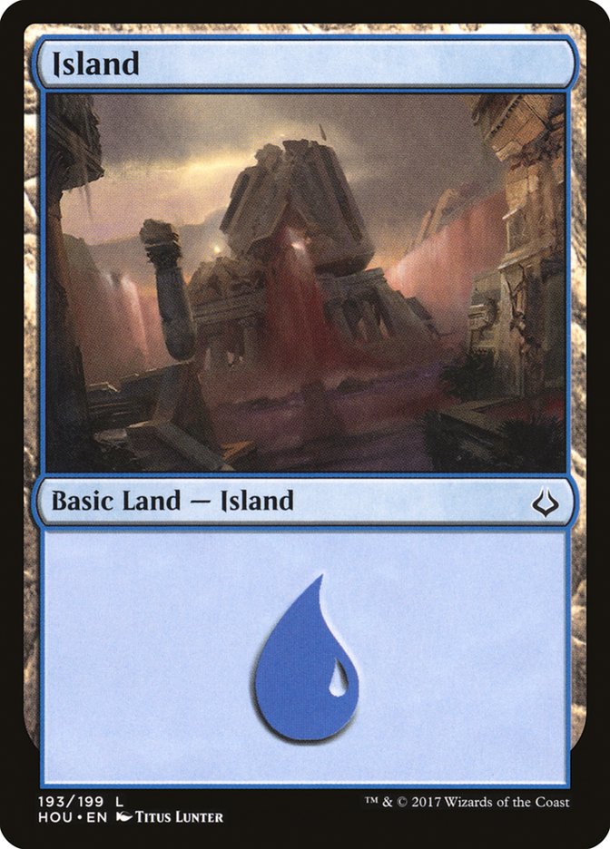 Island (193) [Hour of Devastation] | Jomio and Rueliete's Cards and Comics