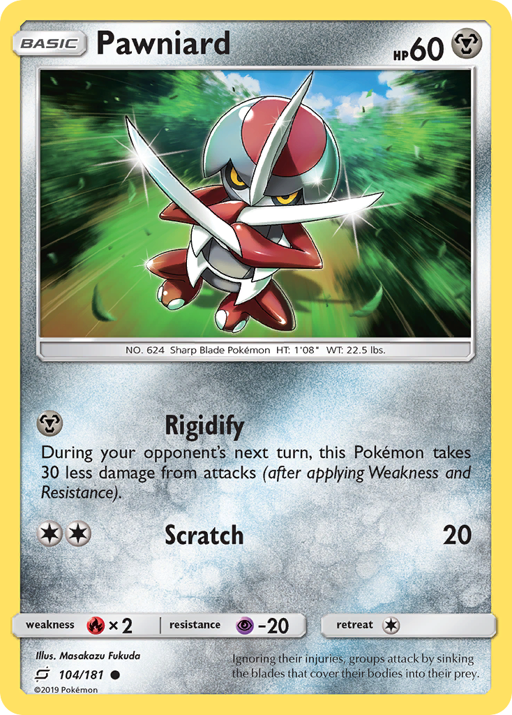 Pawniard (104/181) [Sun & Moon: Team Up] | Jomio and Rueliete's Cards and Comics
