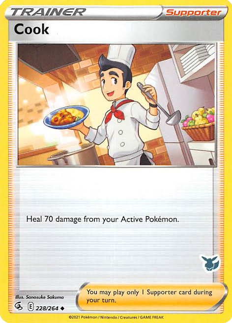Cook (228/264) (Eevee Deck) [Battle Academy 2022] | Jomio and Rueliete's Cards and Comics