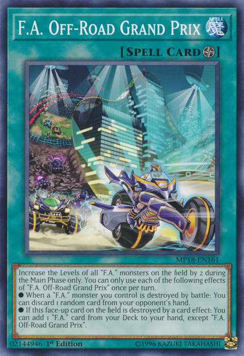 F.A. Off-Road Grand Prix [MP18-EN161] Common | Jomio and Rueliete's Cards and Comics