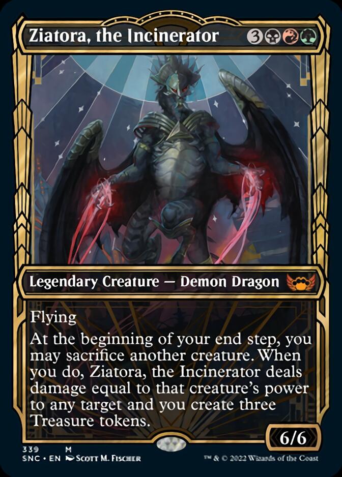Ziatora, the Incinerator (Showcase Golden Age) [Streets of New Capenna] | Jomio and Rueliete's Cards and Comics