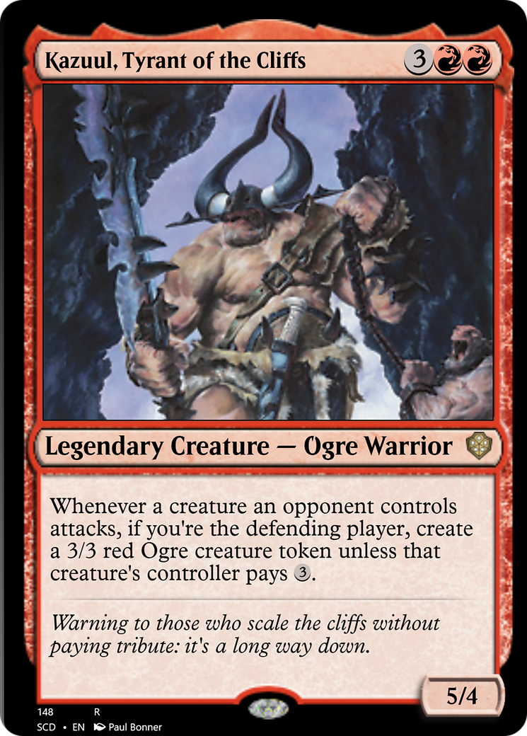 Kazuul, Tyrant of the Cliffs [Starter Commander Decks] | Jomio and Rueliete's Cards and Comics