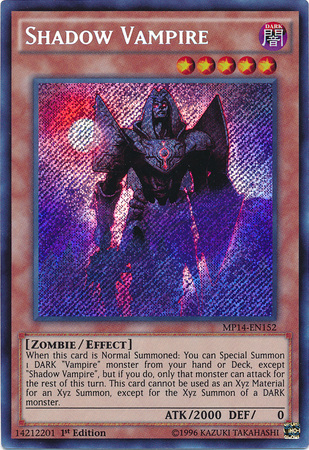 Shadow Vampire [MP14-EN152] Secret Rare | Jomio and Rueliete's Cards and Comics