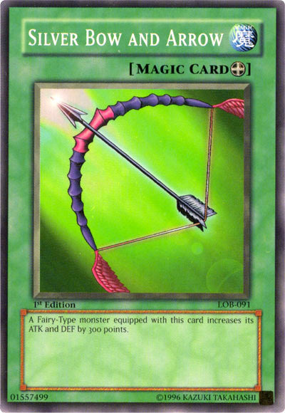 Silver Bow and Arrow [LOB-091] Common | Jomio and Rueliete's Cards and Comics