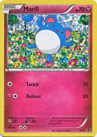 Marill (10/12) [McDonald's Promos: 2015 Collection] | Jomio and Rueliete's Cards and Comics
