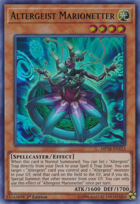 Altergeist Marionetter [MP18-EN113] Ultra Rare | Jomio and Rueliete's Cards and Comics