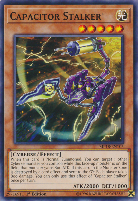 Capacitor Stalker [MP18-EN105] Common | Jomio and Rueliete's Cards and Comics
