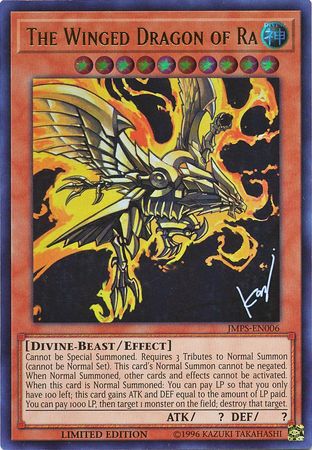 The Winged Dragon of Ra (JMPS-EN006) [JMPS-EN006] Ultra Rare | Jomio and Rueliete's Cards and Comics