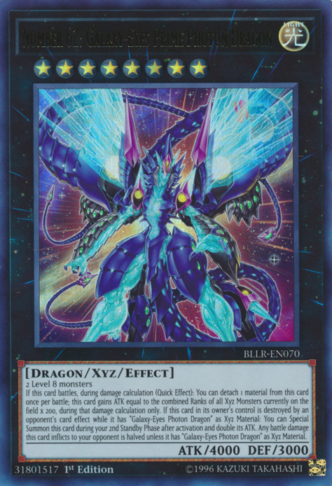 Number 62: Galaxy-Eyes Prime Photon Dragon [BLLR-EN070] Ultra Rare | Jomio and Rueliete's Cards and Comics