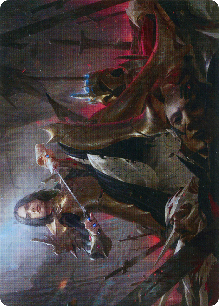 Marchesa, Resolute Monarch Art Card [March of the Machine Art Series] | Jomio and Rueliete's Cards and Comics