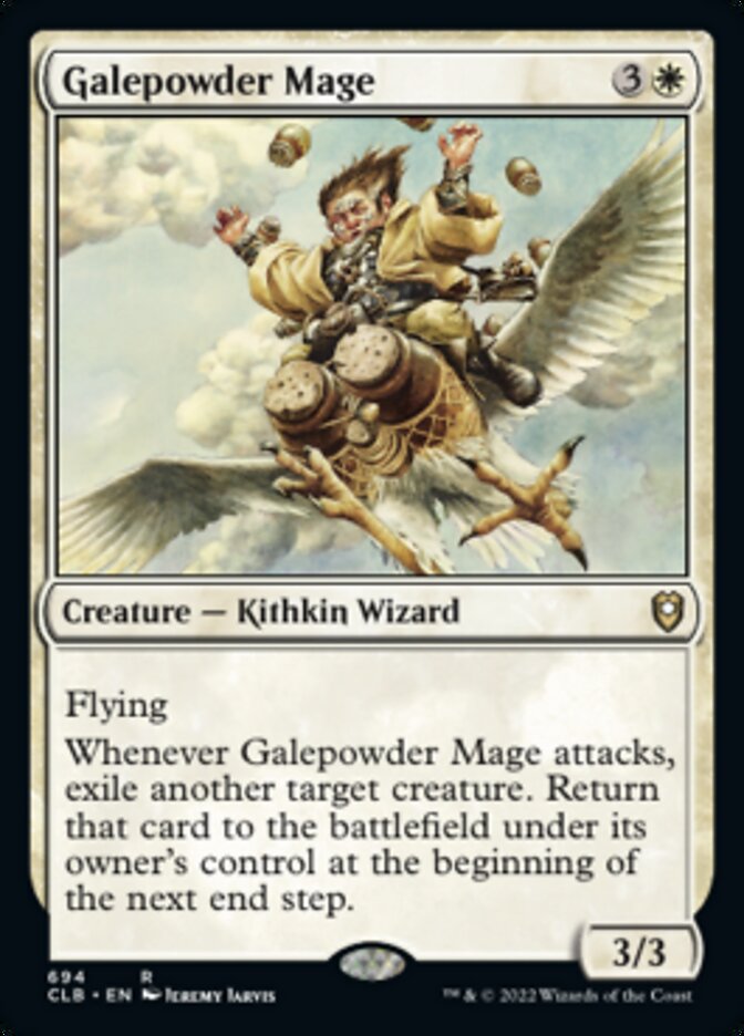 Galepowder Mage [Commander Legends: Battle for Baldur's Gate] | Jomio and Rueliete's Cards and Comics