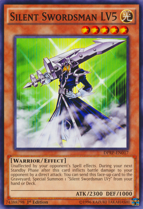 Silent Swordsman LV5 [DPRP-EN017] Common | Jomio and Rueliete's Cards and Comics