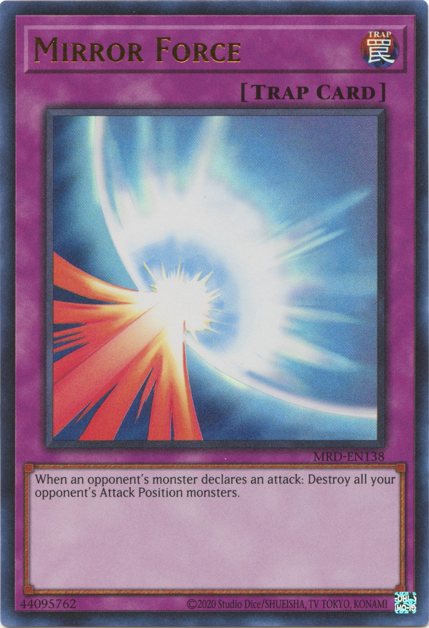 Mirror Force (25th Anniversary) [MRD-EN138] Ultra Rare | Jomio and Rueliete's Cards and Comics