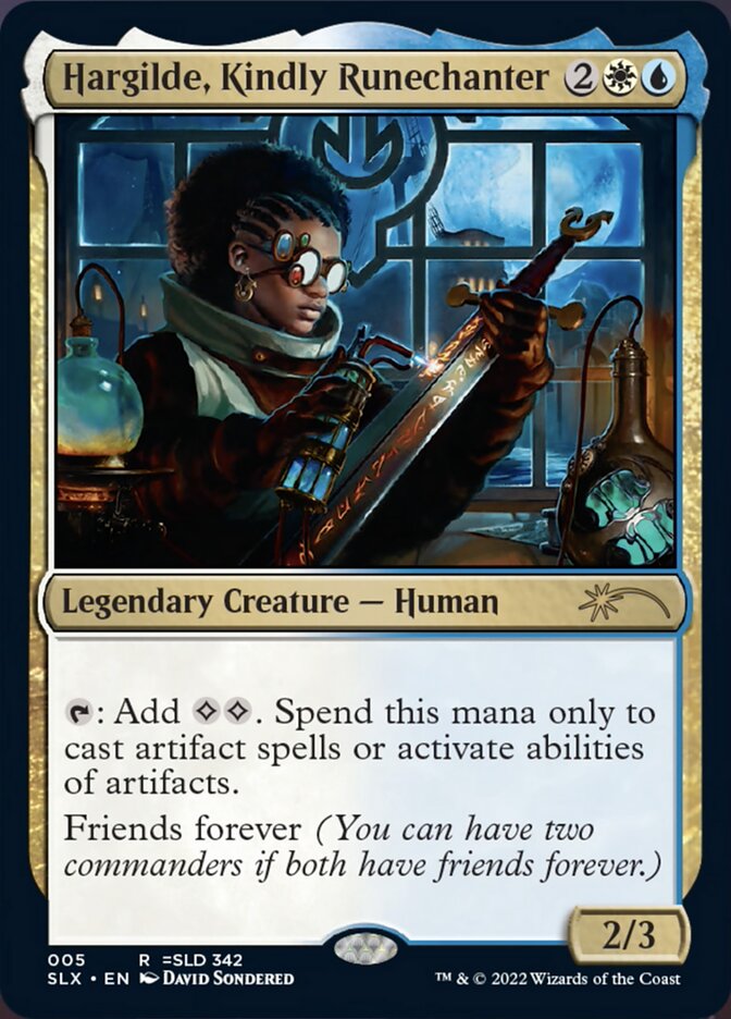 Hargilde, Kindly Runechanter [Secret Lair: Universes Within] | Jomio and Rueliete's Cards and Comics