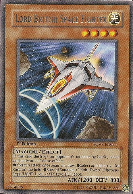 Lord British Space Fighter [SOVR-EN035] Rare | Jomio and Rueliete's Cards and Comics
