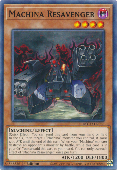 Machina Resavenger [ROTD-EN026] Common | Jomio and Rueliete's Cards and Comics