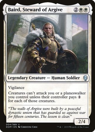 Baird, Steward of Argive [Dominaria] | Jomio and Rueliete's Cards and Comics