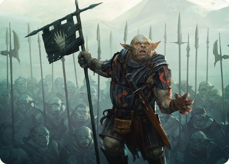 Ugluk of the White Hand Art Card [The Lord of the Rings: Tales of Middle-earth Art Series] | Jomio and Rueliete's Cards and Comics