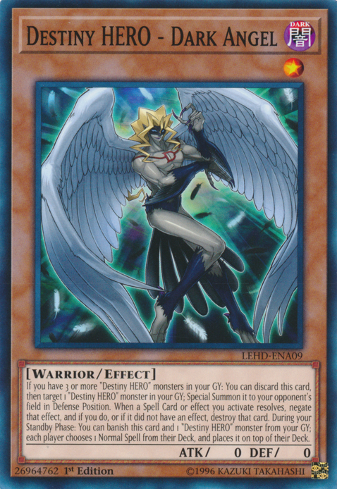 Destiny HERO - Dark Angel [LEHD-ENA09] Common | Jomio and Rueliete's Cards and Comics