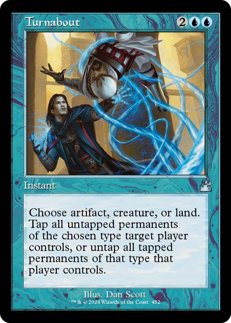 Turnabout (Retro Frame) [Ravnica Remastered] | Jomio and Rueliete's Cards and Comics