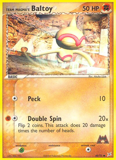 Team Magma's Baltoy (60/95) [EX: Team Magma vs Team Aqua] | Jomio and Rueliete's Cards and Comics