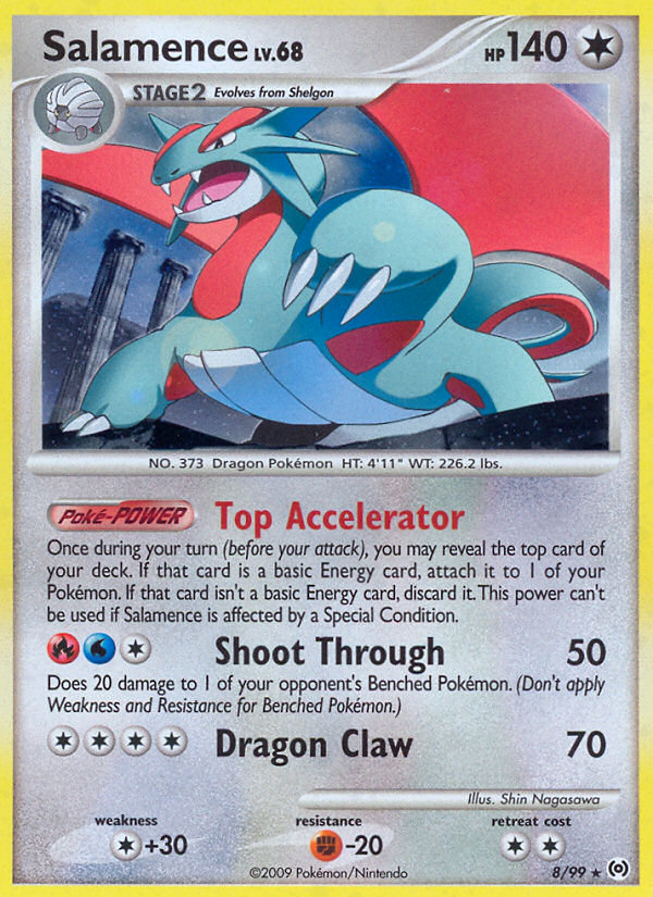 Salamence (8/99) [Platinum: Arceus] | Jomio and Rueliete's Cards and Comics