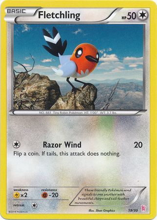 Fletchling (19/30) [XY: Trainer Kit - Sylveon] | Jomio and Rueliete's Cards and Comics
