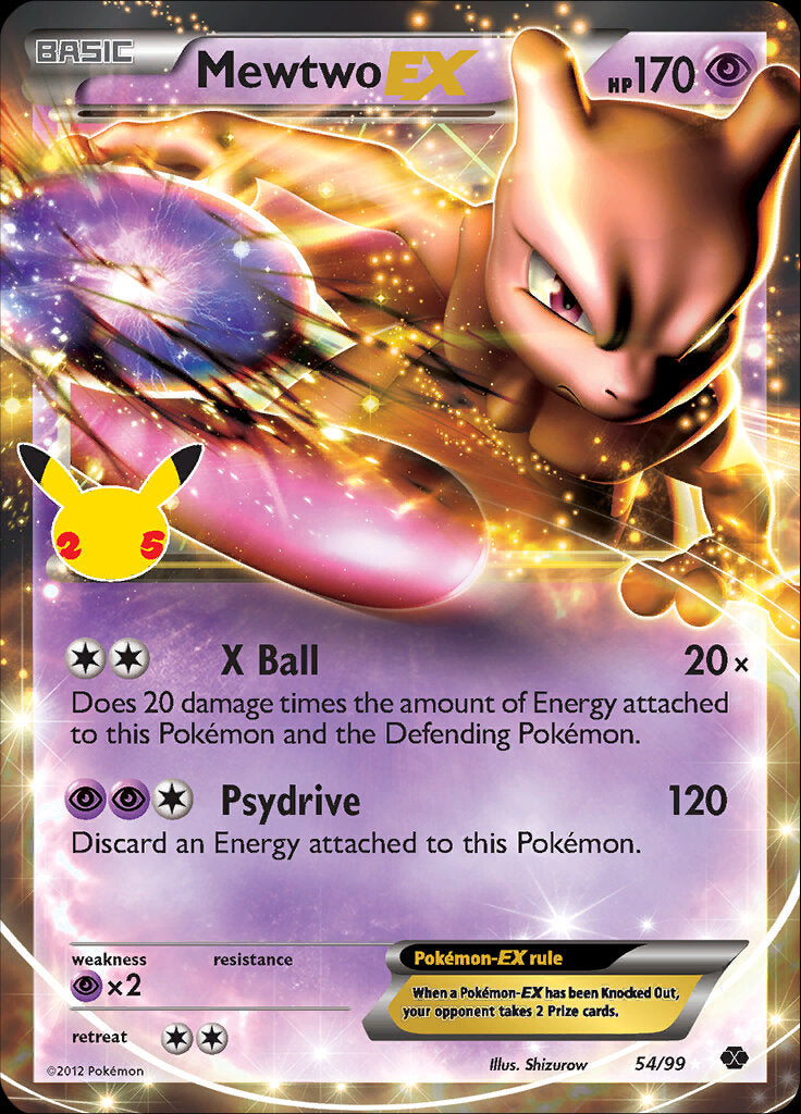 Mewtwo EX (54/99) [Celebrations: 25th Anniversary - Classic Collection] | Jomio and Rueliete's Cards and Comics