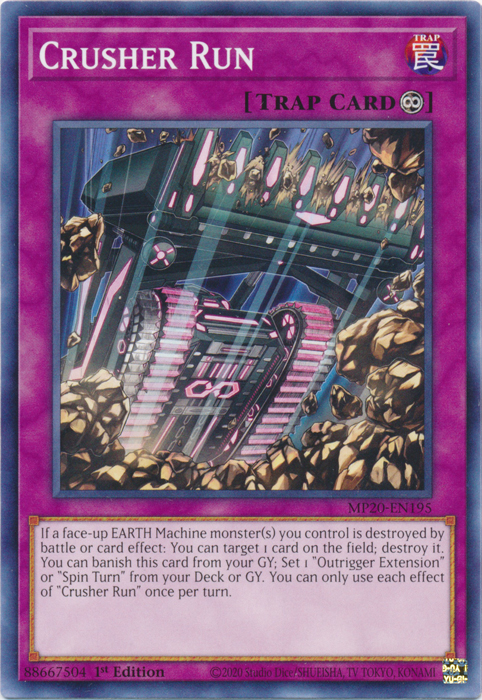 Crusher Run [MP20-EN195] Common | Jomio and Rueliete's Cards and Comics