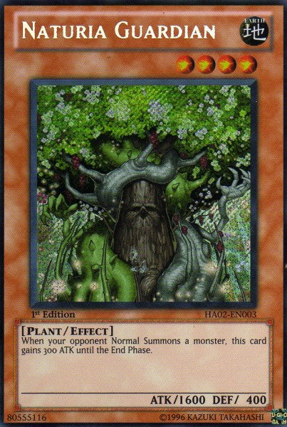 Naturia Guardian [HA02-EN003] Secret Rare | Jomio and Rueliete's Cards and Comics