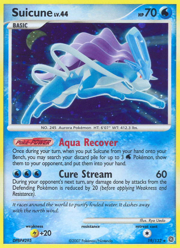 Suicune (19/132) [Diamond & Pearl: Secret Wonders] | Jomio and Rueliete's Cards and Comics